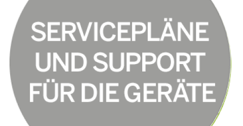 SERVICEPLÄNE UND SUPPORT FÜR DIE GERÄTE