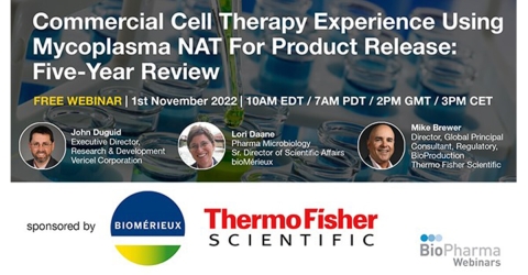 Commercial Cell Therapy Experience Using Mycoplasma NAT For Product Release